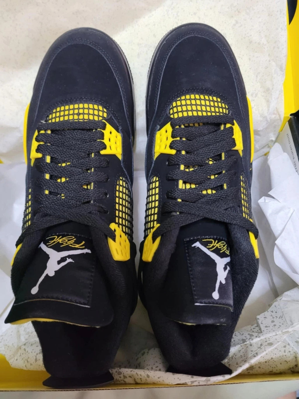 Air Jordan 4 Retro Black Tour Yellow DH6927-017