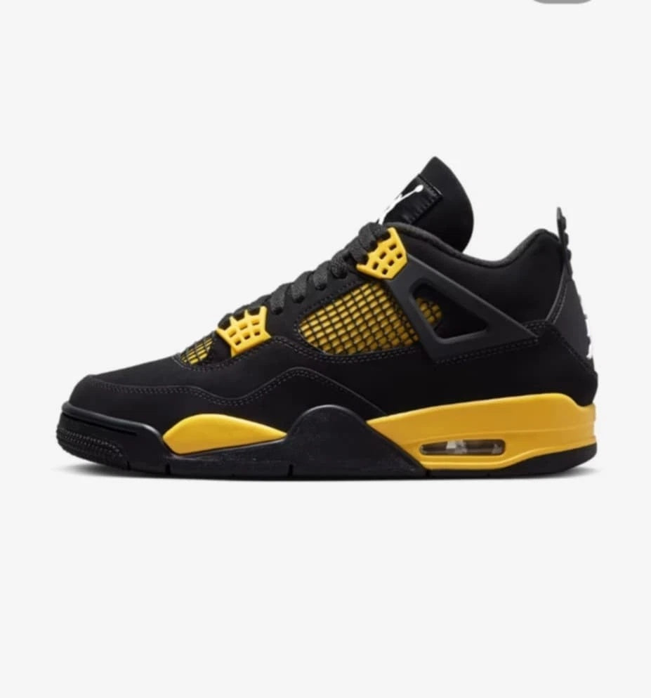 Air Jordan 4 Retro Black Tour Yellow DH6927-017