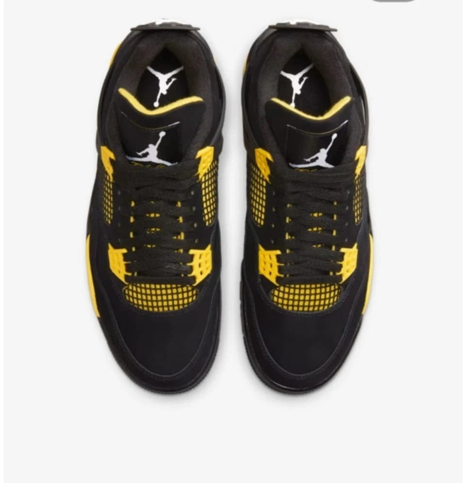 Air Jordan 4 Retro Black Tour Yellow DH6927-017