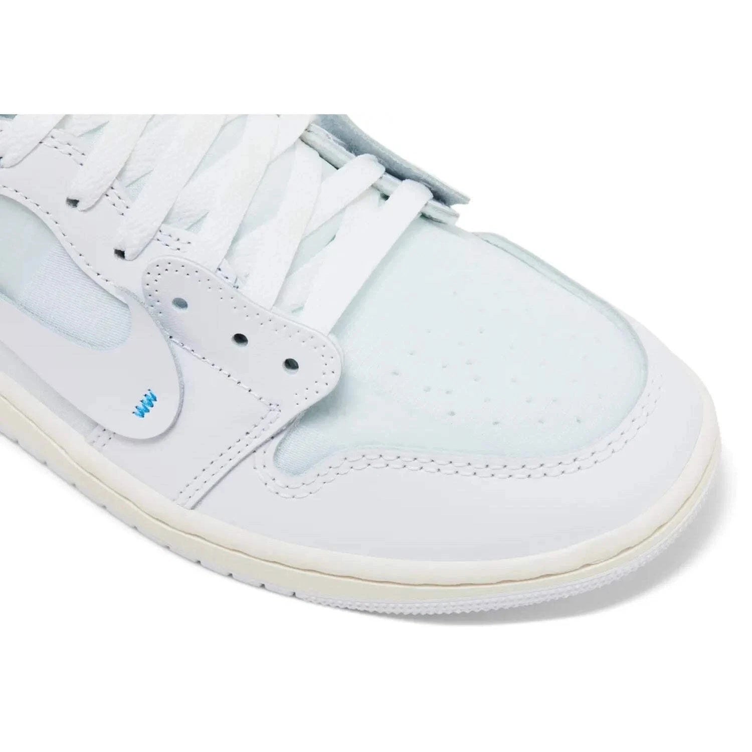 Jordan 1 Off-White AQ0818-100 White Blue Zip Tie