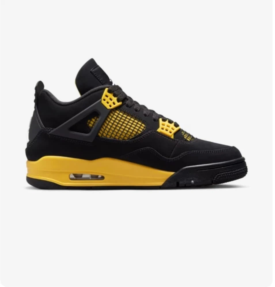 Air Jordan 4 Retro Black Tour Yellow DH6927-017