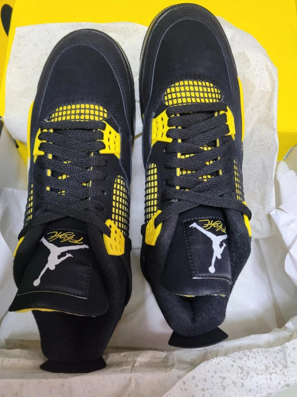 Air Jordan 4 Retro Black Tour Yellow DH6927-017